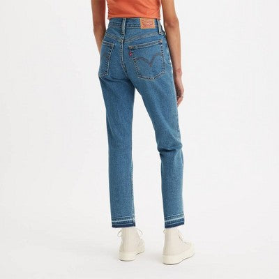Levi's Women's High Rise Straight Leg Crop Jeans Snug Through Hip And Thigh Levi'sBullseye Deals