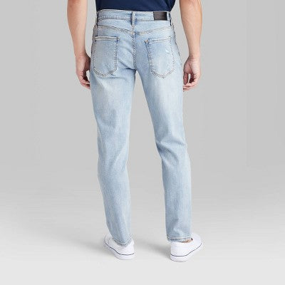 Original Use Men's Mid Rise Slim Fit Full Slim-Fit Tapered Jeans Heavyweight Original UseBullseye Deals