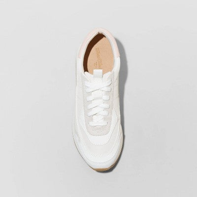 Universal Thread Women's Low Top Lace-Up Sneakers Memory Foam Insole Design Universal ThreadBullseye Deals