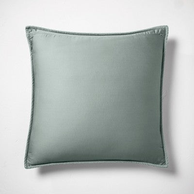 Open Box - Casaluna Pillow Sham Linen-Blend OEKO-TEX Minimalist CasalunaBullseye Deals