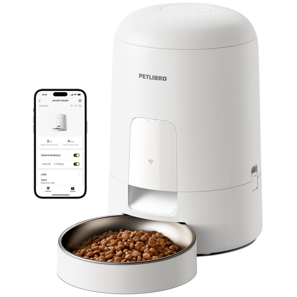 New - Petlibro 2L Wire Free Air Automatic WiFi Cat and Dog Automated Feeder