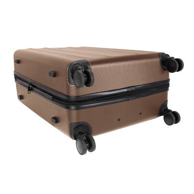 Skyline Hardside Large Checked Spinner Suitcase SkylineBullseye Deals