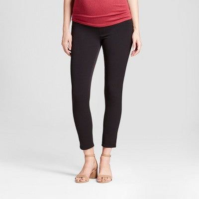 Isabel Maternity by Ingrid &  Slim Fit Crop Work Pants Lightweight Isabel Maternity by Ingrid & IsabelBullseye Deals