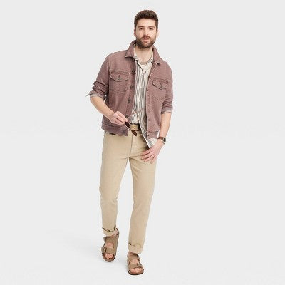 New - Men's Washed Denim Trucker Jacket - Goodfellow & Co Goodfellow & CoBullseye Deals