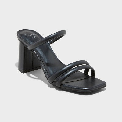 Open Box - Women's Stacy Mule Heels - A New Day™ A New DayBullseye Deals