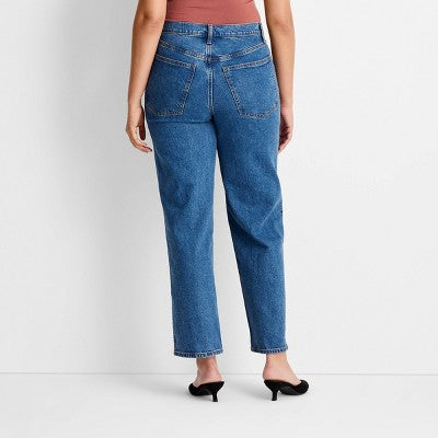 New - Women's High-Rise Straight Jeans - Universal Thread Universal ThreadBullseye Deals