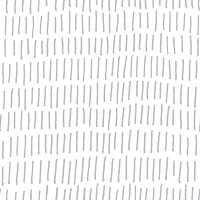 New - RoomMates Tick Mark Gray Peel and Stick Wallpaper: Removable Adhesive Geometric Vinyl, 28.18 Sq Ft Coverage