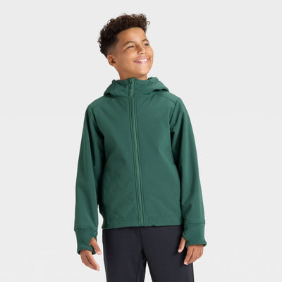Open Box - Boys' Softshell Jacket - All In Motion™ Green S
