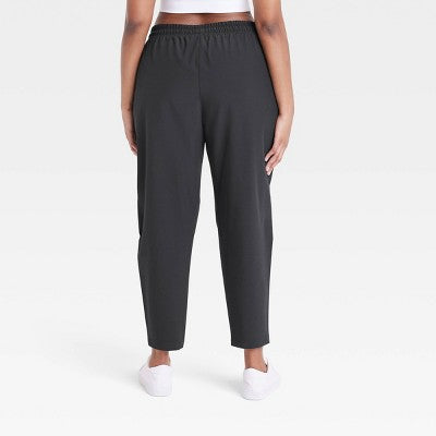 New - All In Motion Women's Stretch Woven High-Rise Tapered Pants Jogger UPF 50+ All In MotionBullseye Deals