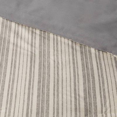 New - Threshold 7-Piece Comforter & Sheet Set Cotton Blend Lightweight ThresholdBullseye Deals