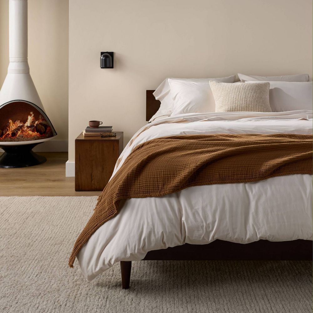 New - Chunky Cotton Decorative Pillow Pecan - Parachute for Target