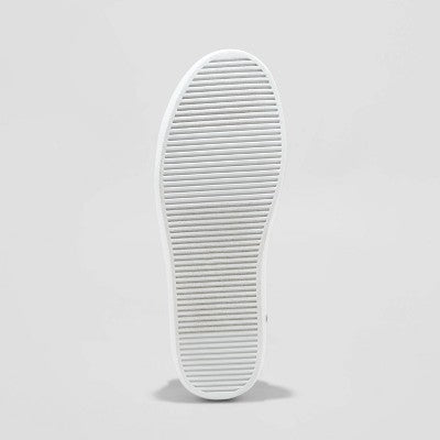 Open Box - Universal Thread Women's Low Top Faux Leather Lace-Up Sneakers Memory Foam Star Universal ThreadBullseye Deals