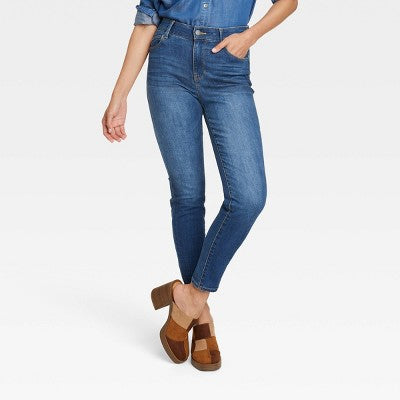 Knox Rose Womens Plus High Rise Standard Fit Full Skinny Jeans Midweight Knox RoseBullseye Deals