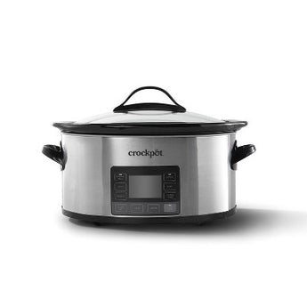 Crock Pot 6qt My Time  Slow Cooker - Silver Crock-PotBullseye Deals