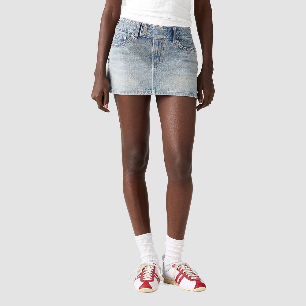 Open Box - Levi's® Women's Superlow Mini Skirt - Roll It Up 31