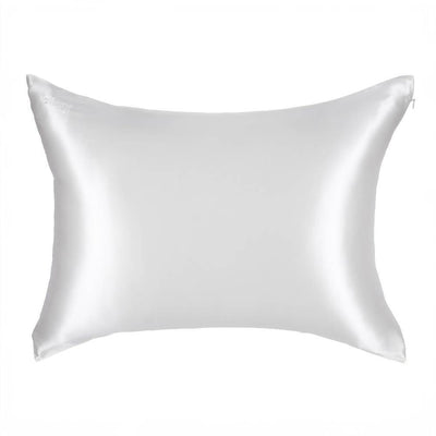 Open Box - Blissy King 600 Thread Count Silk Pillowcase Ivory White