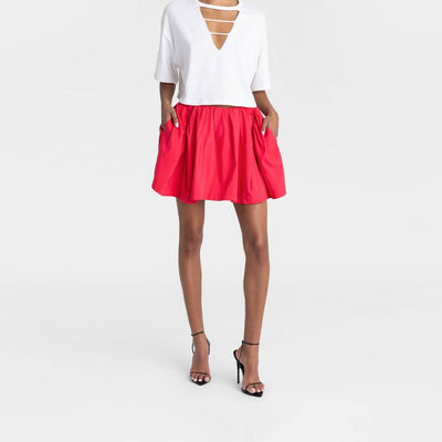 New - KBB by KAHLANA Women's 'The Bubble Skirt' - Hot Pink M