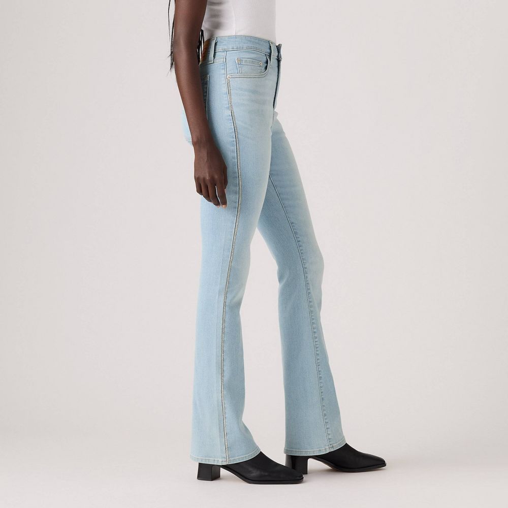 New - Levi's® Women's High-Rise Bootcut Jeans - Sparkle On Stripe 27