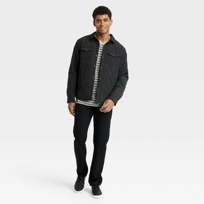 New - Goodfellow & Co Men's Zip-Up Winter Lightweight Fabric Onion-Quilted Jacket Goodfellow & CoBullseye Deals