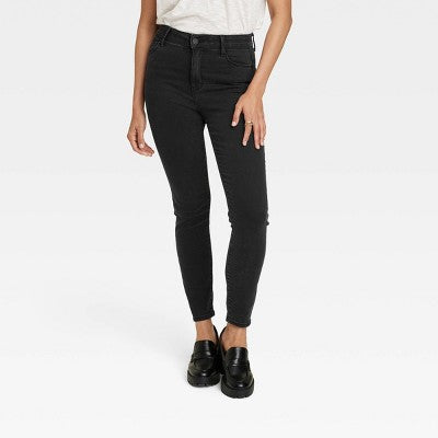 Knox Rose Womens Plus High Rise Standard Fit Full Skinny Jeans Midweight Knox RoseBullseye Deals