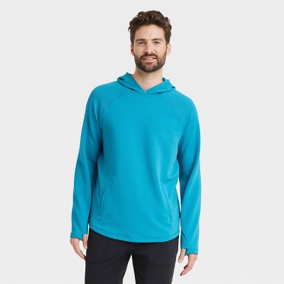 New - All In Motion Men's Pullover Hooded Waffle Knit Hoodie Athletic Fit All in MotionBullseye Deals