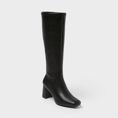 Open Box - Women’s Yara Boots with Memory Foam Insole - A New Day™ Black 5.5