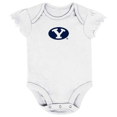New - NCAA Infant Girls' 3pk Bodysuit Set Kansas JayhawksBullseye Deals