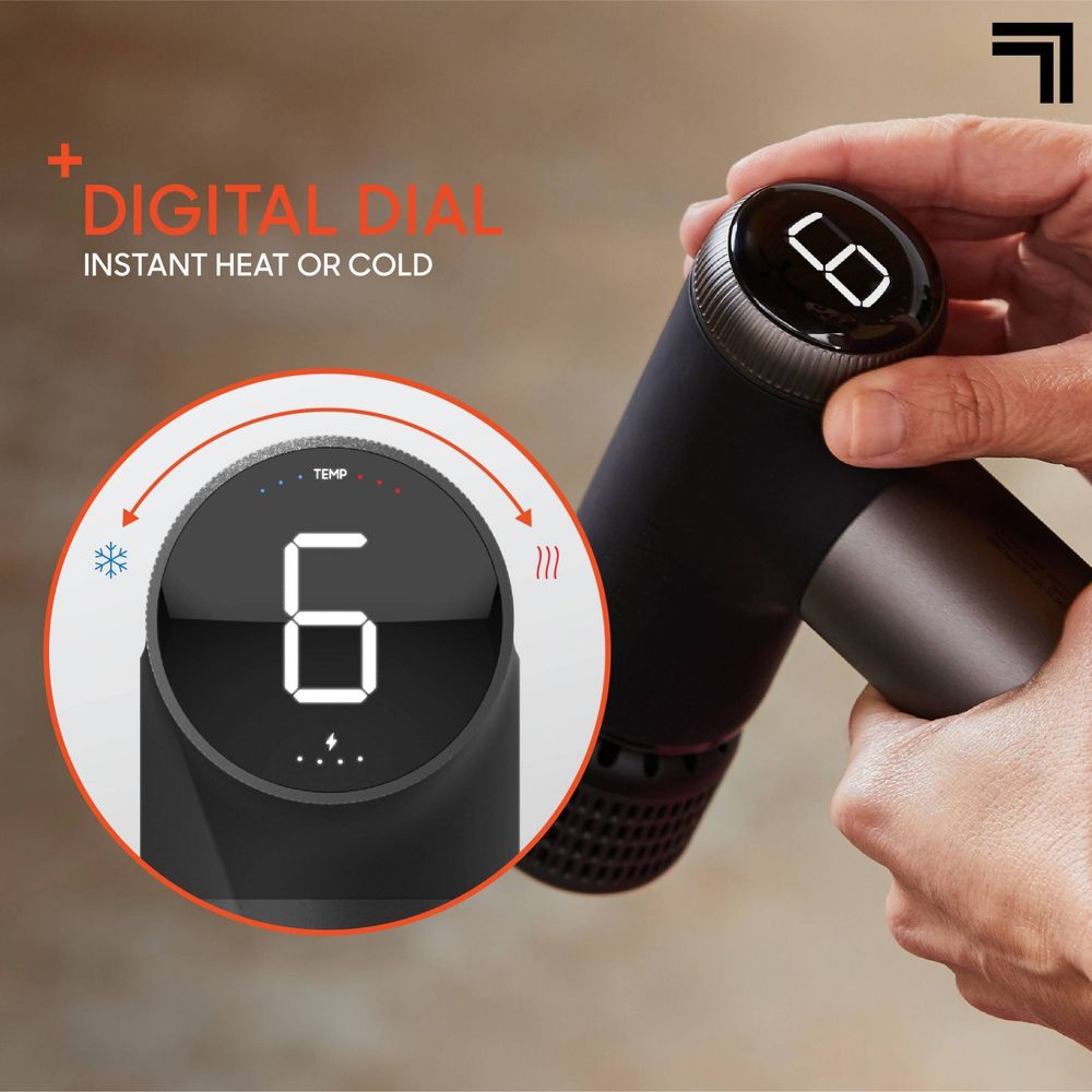Open Box - Sharper Image PowerBoost Pro Plus Hot and Cold Compact Body Massager
