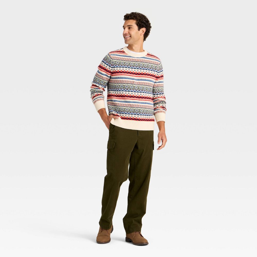 New - Men's Fair Isle Sweater - Goodfellow & Co™ S