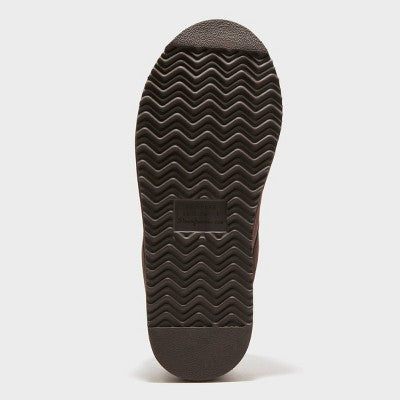 New - Dluxe By Dearfoams Men's Suede Shearling Slip On Slippers Clog Indoor/Outdoor dluxe by dearfoamsBullseye Deals