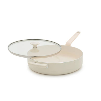New - GreenPan Rio Advanced 5qt Ceramic Nonstick Saute Pan with Lid Cream
