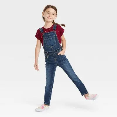 Girls' Denim Overalls - Cat & Jack - Secondipity