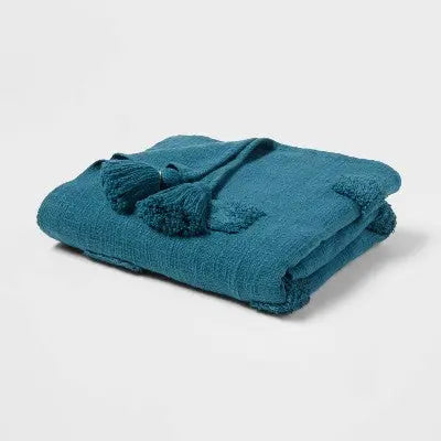 Global Tufted Throw Blanket with Tassels - Threshold ThresholdBullseye Deals