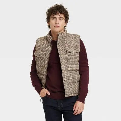 Goodfellow & Co Men's Corduroy Collar Puffer: Stylish, Practical Goodfellow & CoBullseye Deals