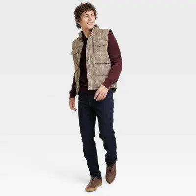 Goodfellow & Co Men's Corduroy Collar Puffer: Stylish, Practical Goodfellow & CoBullseye Deals
