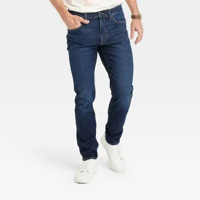 Goodfellow & Co Men's Mid Rise Slim Fit Skinny Leg Full Jeans Heavyweight Goodfellow & CoBullseye Deals