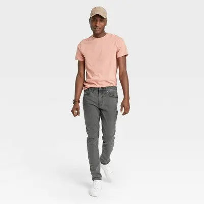 Goodfellow & Co Men's Mid Rise Slim Fit Skinny Leg Full Jeans Heavyweight Goodfellow & CoBullseye Deals