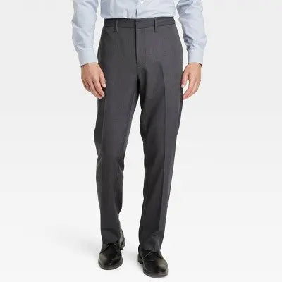 Goodfellow & Co Men's Mid Rise Slim Straight Leg Suit Pants Midweight Stretch Goodfellow & CoBullseye Deals