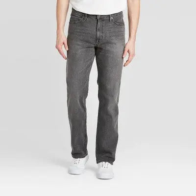 Goodfellow & Co Men's Mid Rise Straight Leg Straight Jeans Stretch Goodfellow & CoBullseye Deals