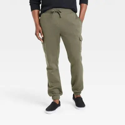 Goodfellow & Co Men's Ultra-Soft Fleece Tapered Cargo Pants Goodfellow & CoBullseye Deals