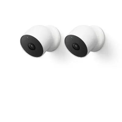 Google Nest Indoor/Outdoor Cam (Battery) - 2pk GoogleBullseye Deals