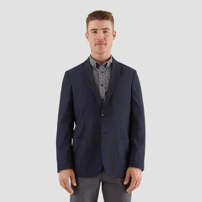 Haggar H26 Men's Button Up Tailored-Fit Blazer Jacket Formal Slim Fit Haggar H26Bullseye Deals