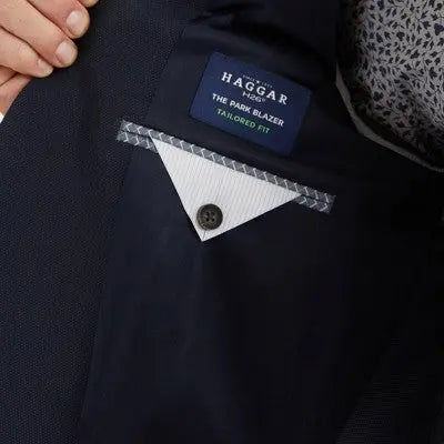 Haggar H26 Men's Button Up Tailored-Fit Blazer Jacket Formal Slim Fit Haggar H26Bullseye Deals
