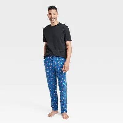 Hanes Premium Men's Beer & Pretzel Print Pajama Set - 2 Piece Hanes PremiumBullseye Deals