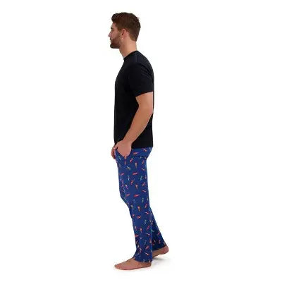 Hanes Premium Men's Beer & Pretzel Print Pajama Set - 2 Piece Hanes PremiumBullseye Deals