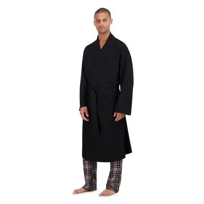 Hanes Premium Men's Solid Waffle Robe Hanes PremiumBullseye Deals