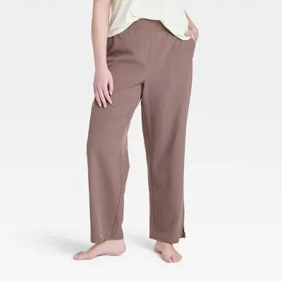 High-Rise Straight Leg Woven Pants - All In Motion - Secondipity