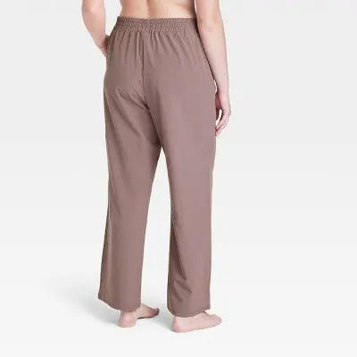 High-Rise Straight Leg Woven Pants - All In Motion - Secondipity