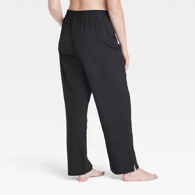 High-Rise Straight Leg Woven Pants - All In Motion - Secondipity