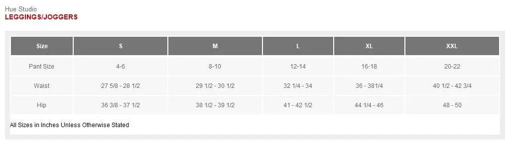 Hue Studio Women's Mid-Rise Bootcut Denim Leggings Real Back Pockets Wide Waistband Hue StudioBullseye Deals